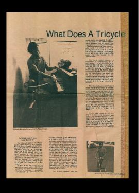 What does a tricycle have to do with music ?