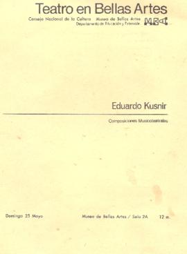 programa - BRINDIS IV - Caracas