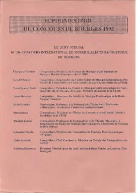 1992 EUPHONIES D'OR 
