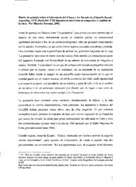 2002 - El CLAEM y La Panadería