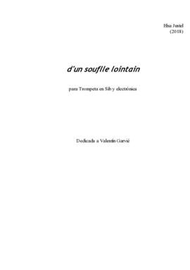 D'un souffle lointain