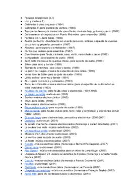 LISTA DE OBRAS