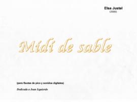 Midi de sable