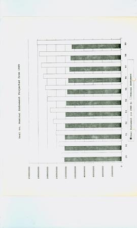 Real vs. Nominal Endowment Projected from 1989