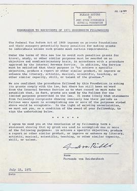 Memorandum on United States Federal Income Tax