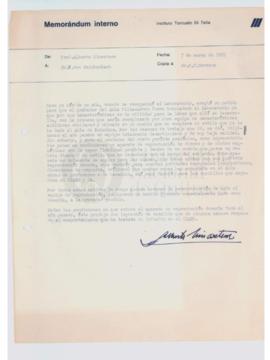 Lab. Memorandum Recibidos 1969