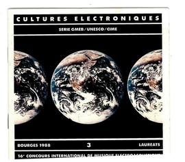 Cultures Électroniques 16º Concurs International de Musique Electroacoustique