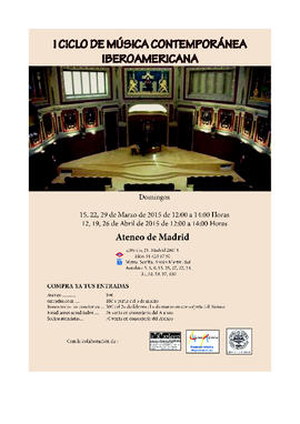 I Ciclo de Música Contemporánea. Ateneo de Madrid (16)