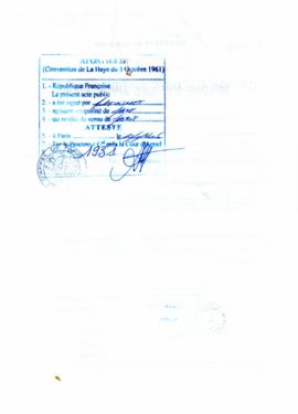 Apostille DEA002