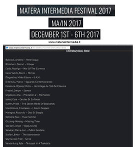 Materia Intermedia Festival