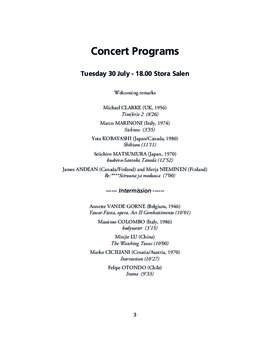 Sound and Music Computing 2013. Concerto Program  (4)